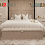 Kensington Mink Panelled Ottoman Box