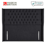 Stocksbridge Winged Floorstanding Headboard - Customise Colour & Fabric